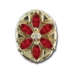 r9527 Ruby Bracelet Slide 